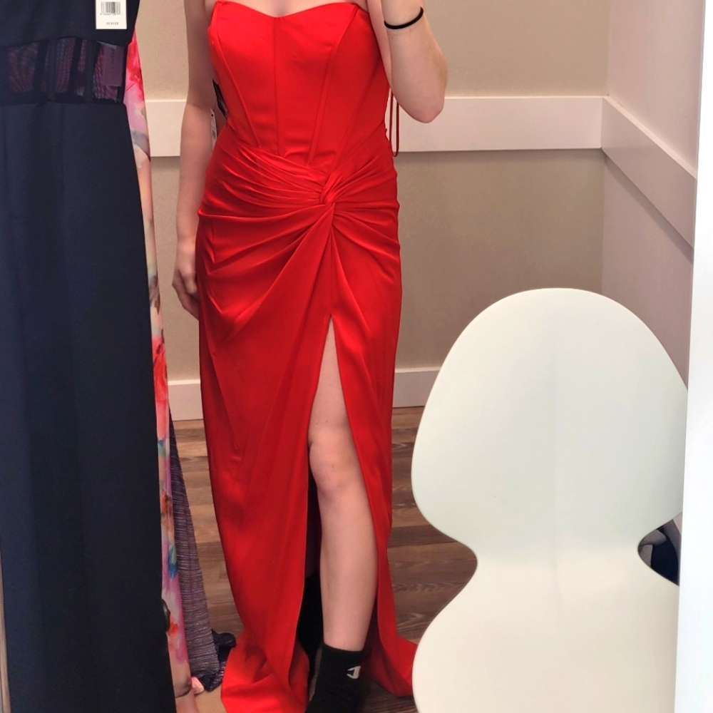 Red Prom Dress size 6 from Liv Foster